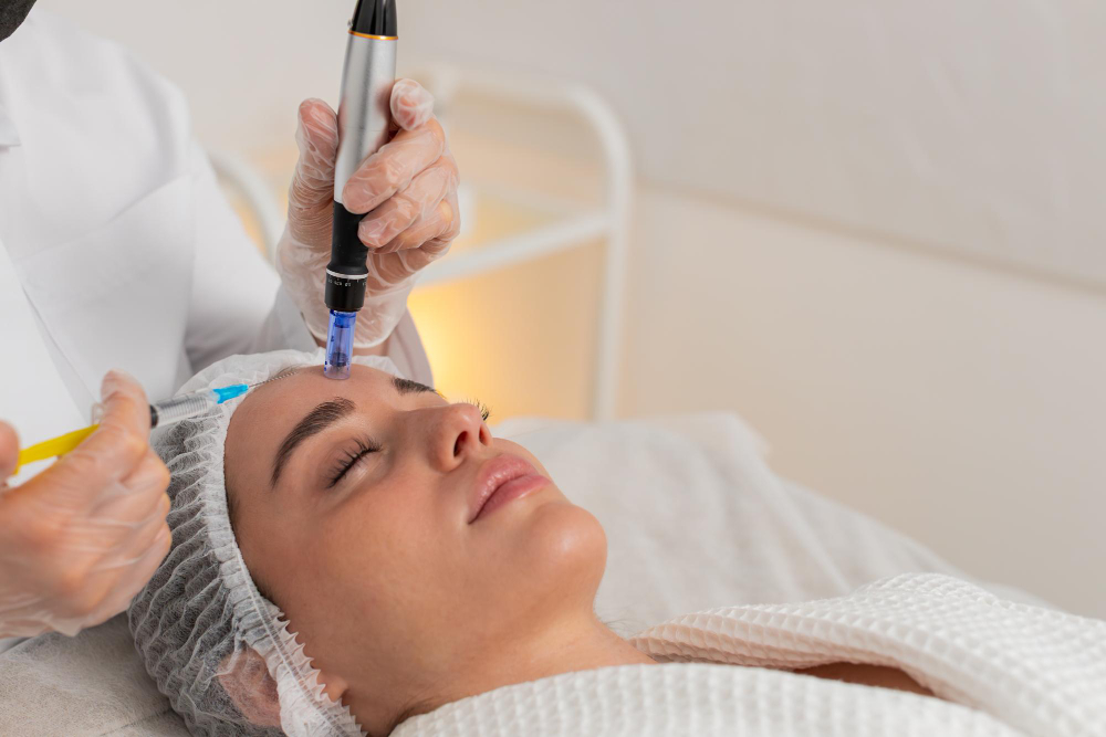 Microneedling Treatment to improve skin texture